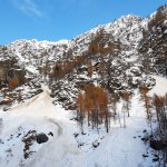 Cadute di masse nevose presso Piamprato, Valsoana - Foto p.g.c. ARPA Piemonte